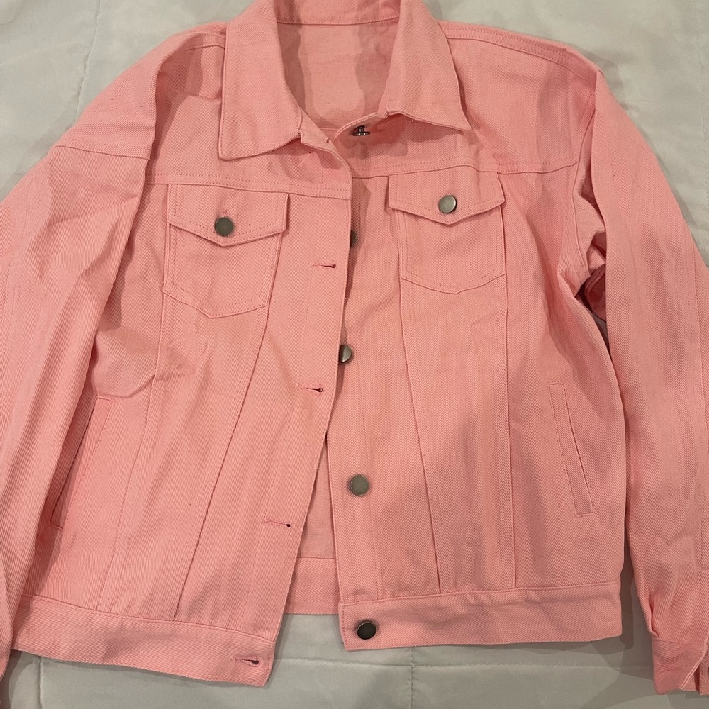 Pink Denim Jacket from Amazon